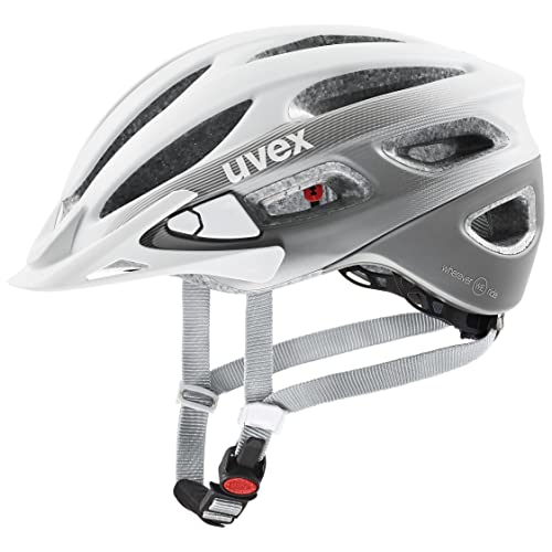 uvex true cc Women's Edition - leichter Allround-Helm für Damen - individuelle Größenanpassung - erweiterbar mit LED-Licht - white-grey - 52-55 cm von Uvex