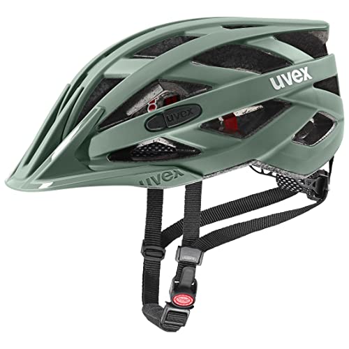 uvex i-vo cc - leichter Allround-Helm für Damen und Herren - individuelle Größenanpassung - erweiterbar mit LED-Licht - moss green - 52-57 cm von Uvex