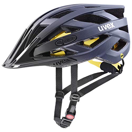 uvex i-vo cc MIPS - leichter Allround-Helm für Damen und Herren - MIPS-Sysytem - erweiterbar mit LED-Licht - midnight - silver matt - 56-60 cm von Uvex