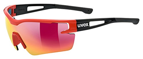 uvex Unisex – Erwachsene sportstyle 116 Sportbrille, red-Black, Einheitsgröße von Uvex