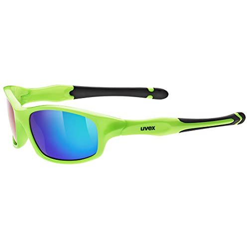 uvex sportstyle 507 - Sonnenbrille für Kinder - verspiegelt - inkl. Kopfband - green/green - one size von Uvex