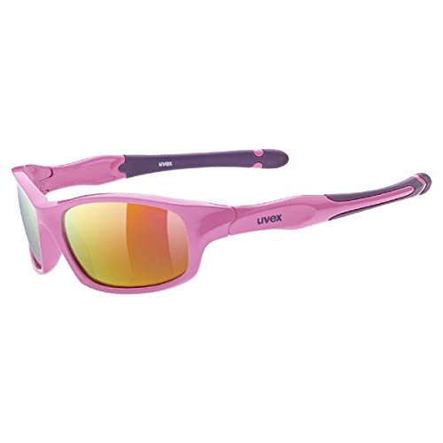 uvex sportstyle 507 - Sonnenbrille für Kinder - verspiegelt - inkl. Kopfband - pink purple/pink - one size von Uvex