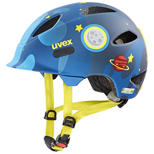 uvex oyo style - leichter Fahrradhelm für Kinder - individuelle Größenanpassung - erweiterbar mit LED-Licht - deep space matt - 50-54 cm von Uvex