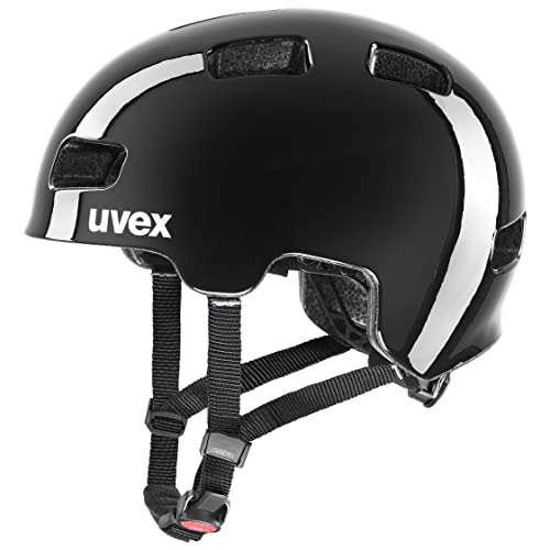 uvex hlmt 4 - leichter Fahrradhelm für Kinder - individuelle Größenanpassung - optimierte Belüftung - black - 51-55 cm von Uvex
