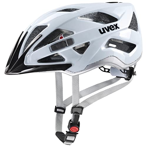 uvex active - sicherer Allround-Helm für Damen und Herren - individuelle Größenanpassung - erweiterbar mit LED-Licht - cloud-silver - 52-57 cm von Uvex