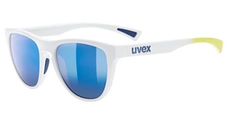 uvex esntl spirit brille weis spiegelglaser blau von Uvex