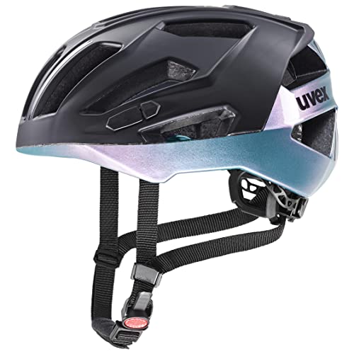 uvex gravel x - sicherer Performance-Helm für Damen und Herren - individuelle Größenanpassung - optimierte Belüftung - black-flip flop matt - 56-61 cm von Uvex