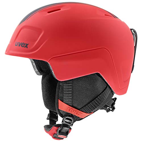 uvex heyya pro - leichter Skihelm für Kinder - individuelle Größenanpassung - optimierte Belüftung - race red matt - 54-58 cm von Uvex