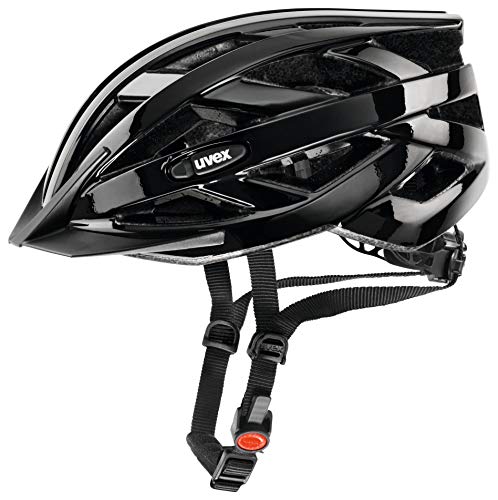 uvex i-vo - Leichter Allround-Helm für Damen und Herren - individuelle Größenanpassung - erweiterbar mit LED-Licht - Black - 52-57 cm von uvex