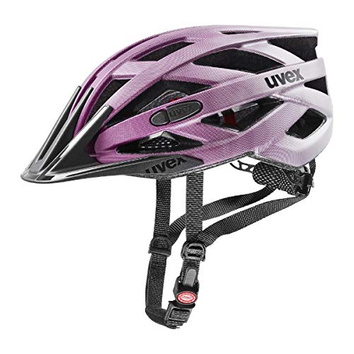 uvex i-vo cc - leichter Allround-Helm für Damen und Herren - individuelle Größenanpassung - erweiterbar mit LED-Licht - berry matt - 52-57 cm von Uvex