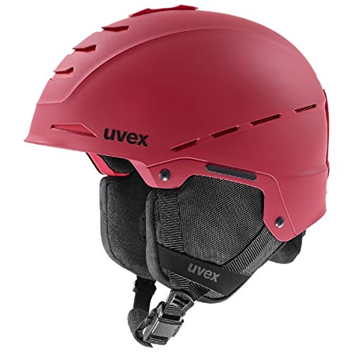 uvex legend pro - Skihelm für Damen und Herren - individuelle Größenanpassung - Magnetverschluss - oxy red matt - 59-62 cm von Uvex
