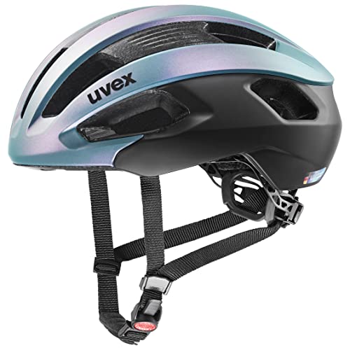 uvex rise cc - sicherer Performance-Helm für Damen und Herren - individuelle Größenanpassung - optimierte Belüftung - flip flop-black matt - 56-61 cm von Uvex