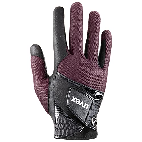 uvex sumair - Flexibler Reithandschuh für Damen und Herren - strapazierfähig - optimale Belüftung - Black-Burgundy - 8 uvex sumair - Flexibler Reithandschuh für Damen und Herren - strapazierfähig - optimale Belüftung - Black-Burgundy - 8 von uvex