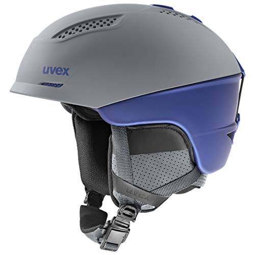 uvex ultra pro - Skihelm für Damen und Herren - individuelle Größenanpassung - Magnetverschluss - grey/ink - 59-61 cm von Uvex