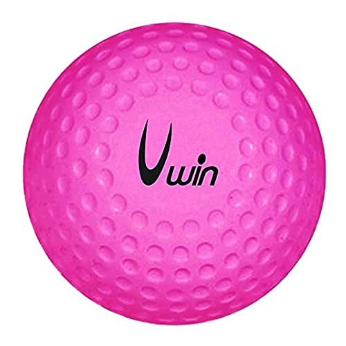 Uwin Hockeyball, 23 cm, PVC, Pink von ND Sports
