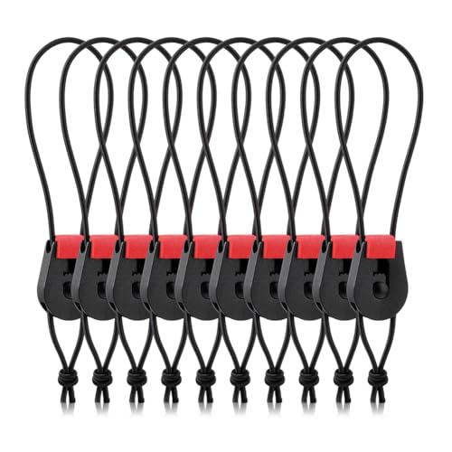 Uxsjakjsd Verstellbare Fischereikrawatte Krawatten Zelt Elastische Seilfischereisen Tethers von Uxsjakjsd