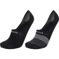 2er Pack UYN Ghost 4.0 Socken Füßlinge black-black/white 41-42 von Uyn