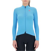 UYN Biking Airwing Winter Overwear Funktionsshirt Damen turquoise/black XL von Uyn