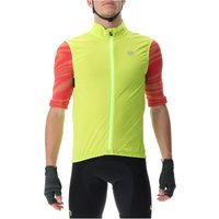 UYN Biking Ultralight Fahrrad Windweste Herren soft yellow fluo/black L von Uyn