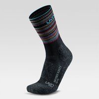 UYN Biotrek Heavy Duty Wandersocken Damen B857 - black/multicolor 35-36 von Uyn