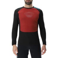 UYN Crossover langarm Trainingsshirt Herren sofisticated red/black L von Uyn