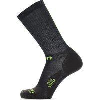 UYN Cycling Aero Winter-Fahrradsocken Herren black/lime 39-41 von Uyn