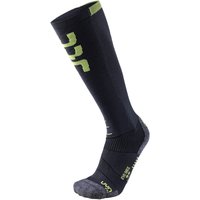 UYN Evo Race Skisocken aus Natex Herren anthrazit/green lime 35-38 von Uyn