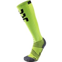 UYN Evo Race Skisocken aus Natex Herren green lime/black 35-38 von Uyn