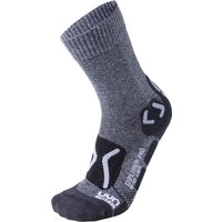 UYN Explorer Mid-Trekkingsocken Outdoor aus Natex Damen grey melange/pearl grey 41-42 von Uyn