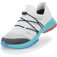 UYN Free Flow Tune XC Sneaker mit türkisfarbener Sohle Damen W068 - white/grey 35 von Uyn