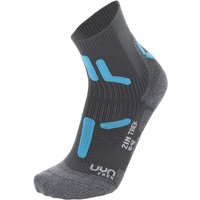 UYN Trekkingsocken doppellagig Damen anthracite/turquoise 41-42 von Uyn