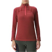 UYN Nival 2nd Layer 1/2-Zip Ski-Funktionsshirt Damen sofisticated red/geranium L von Uyn