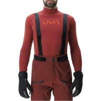 UYN Nival 2nd Layer langarm Ski-Funktionsshirt Herren sofisticated red/orange shiny L von Uyn