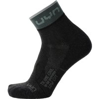 UYN One Cool Low Cut Trekkingsocken Damen J969 - anthracite-balsam green 39-40 von Uyn