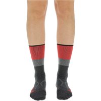 UYN One Cool Trekkingsocken Damen G049 - anthracite-red 35-36 von Uyn