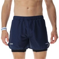 UYN Padel Series OW 2in1 Padel Tennisshorts Herren A849 - dark blue/black M von Uyn