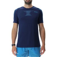 UYN Padel Series Smash kurzarm Padel Tennisshirt Herren K947 - dark blue/atlantic L von Uyn