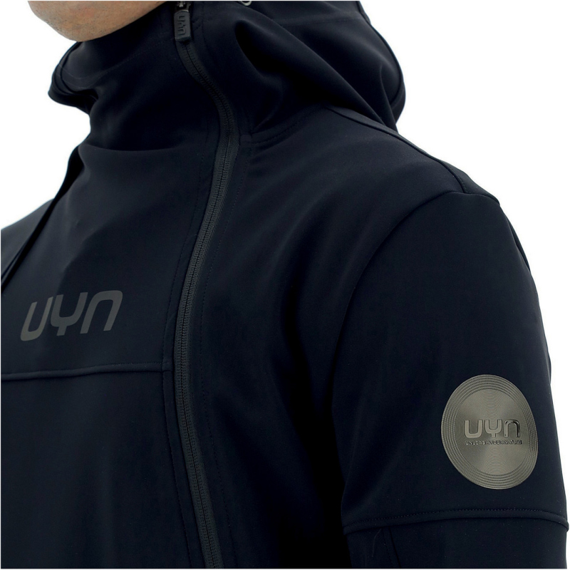 UYN Powder 1/2-Zip Softshelljacke Herren black M von Uyn