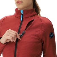 UYN Ridge 2nd Layer Ski-Funktionsshirt Damen sofisticated red/geranium melange XL von Uyn