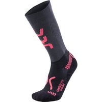 UYN Run Compression Fly lange Laufsocken mit Cool-Air-Flow Technologie aus Natex Damen coral/black 41-42 von Uyn