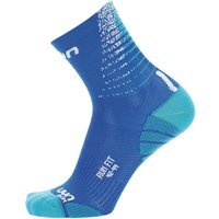 UYN Run Fit Laufsocken mit Cool-Air-Flow Technologie Herren blue/turquoise 42-44 von Uyn