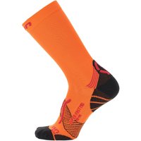 UYN Run Super Fast Mid Laufsocken aus Natex Herren orange/red 39-41 von Uyn