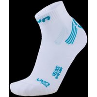 UYN Run Veloce Cool-Air-Flow Laufsocken Damen white/turquoise 41-42 von Uyn