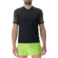 UYN Running Exceleration Aernet Laufshirt Herren black/lime M von Uyn