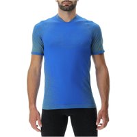 UYN Running Exceleration Laufshirt Herren lapis/lime XXL von Uyn