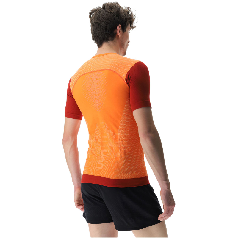 UYN Running PB42 Laufshirt Herren scarlet ibis/rhubarb XXL von Uyn