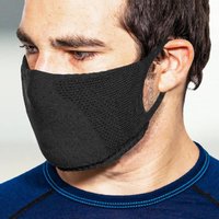 TRERE Social Mask Sportmaske Mund-Nasen-Bedeckung black L von TRERE