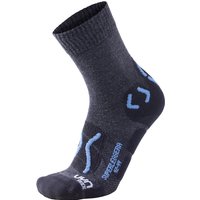 UYN Superleggera Trekkingsocken mit Cool-Air-Flow Technologie aus Natex Herren anthrazit/avio 35-38 von Uyn