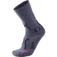 UYN Trekkingsocken Cool aus Merinowolle Herren medium grey melange/black 45-47 von Uyn