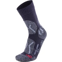 UYN Trekkingsocken Winter aus Merinowolle Herren anthrazit melange/black 35-38 von Uyn